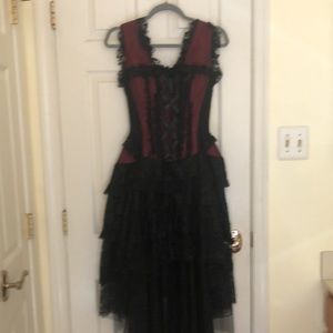 American Western Corset dress costume